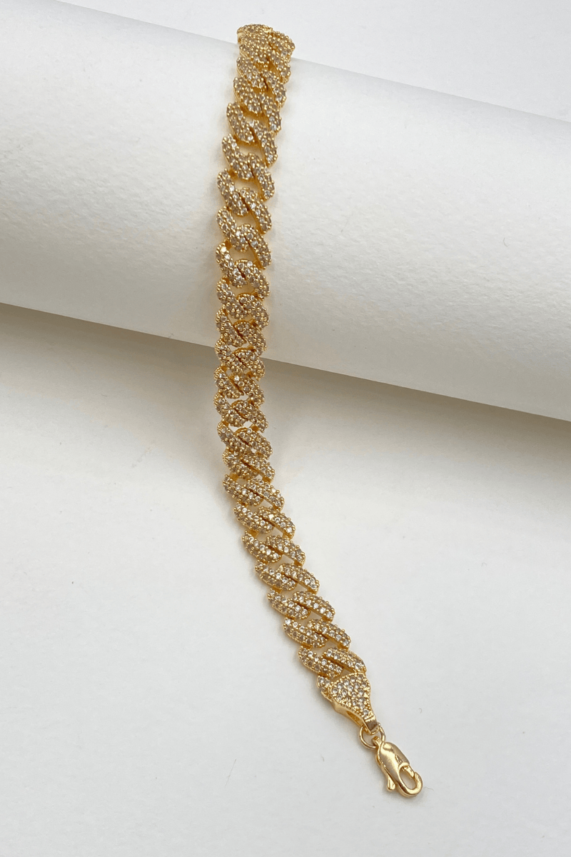Gold Full Zirkon Taşlı Gurmet Bileklik