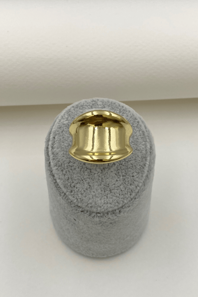 Gold Plaka Yüzük