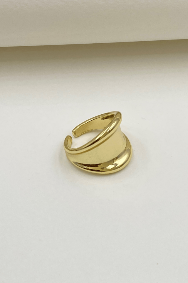 Gold Plaka Yüzük