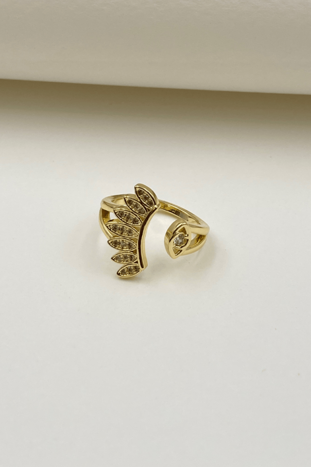 Gold Taşlı Göz Yüzük