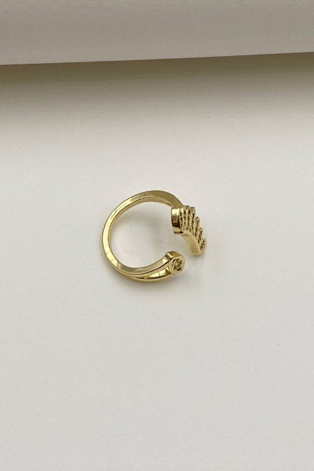 Gold Taşlı Göz Yüzük