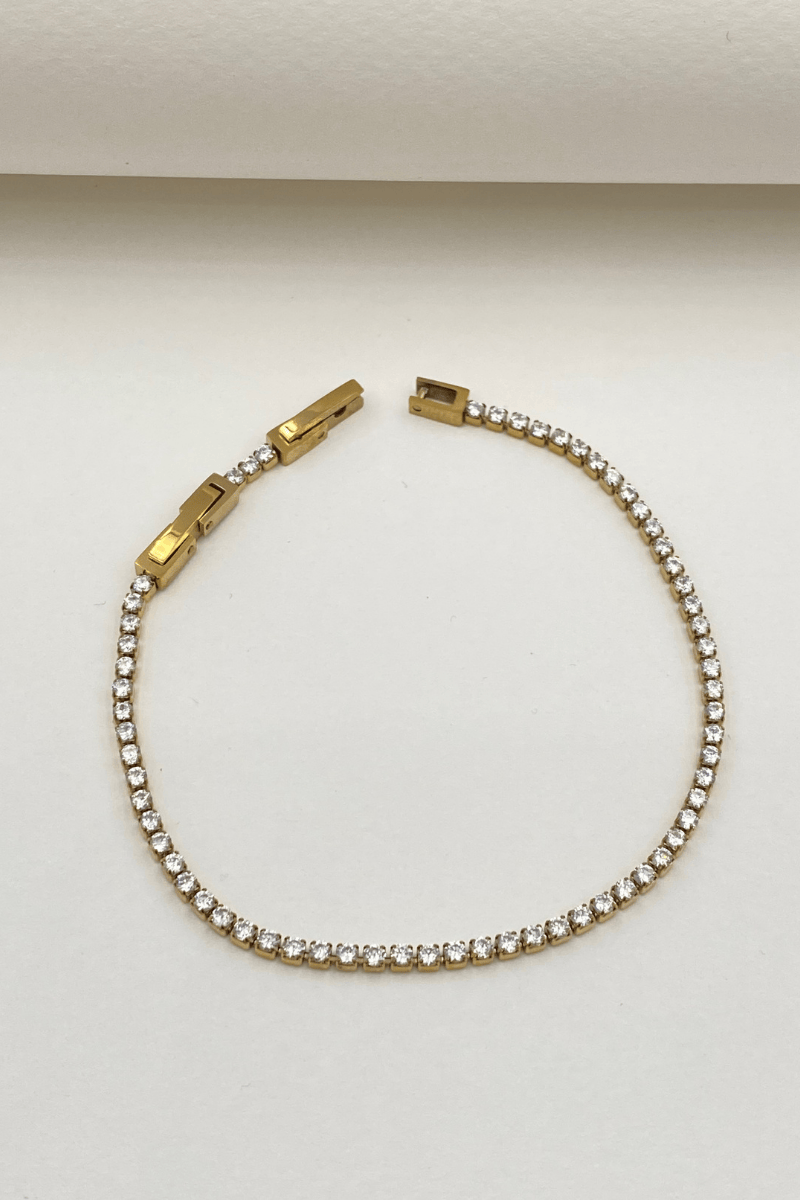Çelik Gold 2mm Suyolu Bileklik