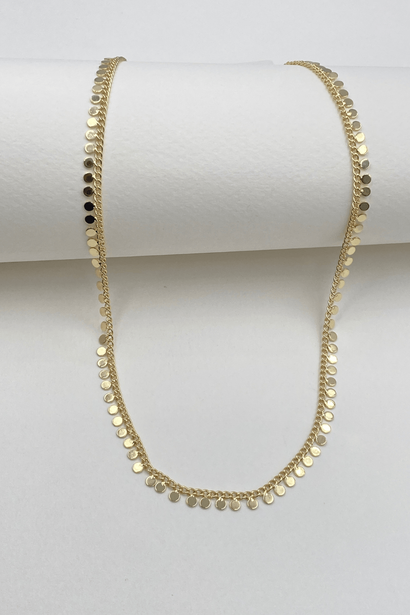 Gold Full Pullu Kolye