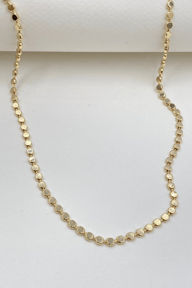 Gold 60 Cm Ezme Zincir Kolye