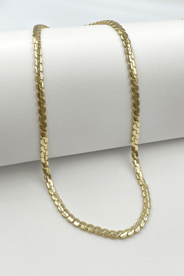 Xuping Gold Balık Sırtı Kolye