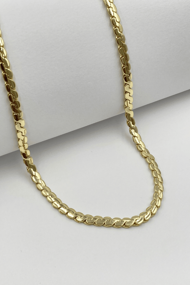 Xuping Gold Balık Sırtı Kolye